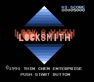 Locksmith (Homebrew) — Title screen